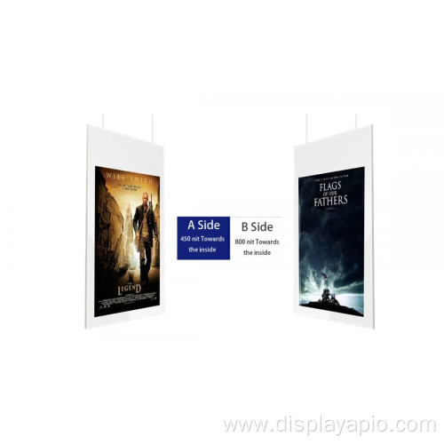 Ceiling Hanging Smart Digital Dual Screen Display